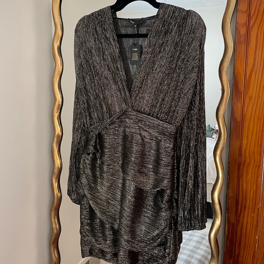 Maje Lurex Dress with Tags